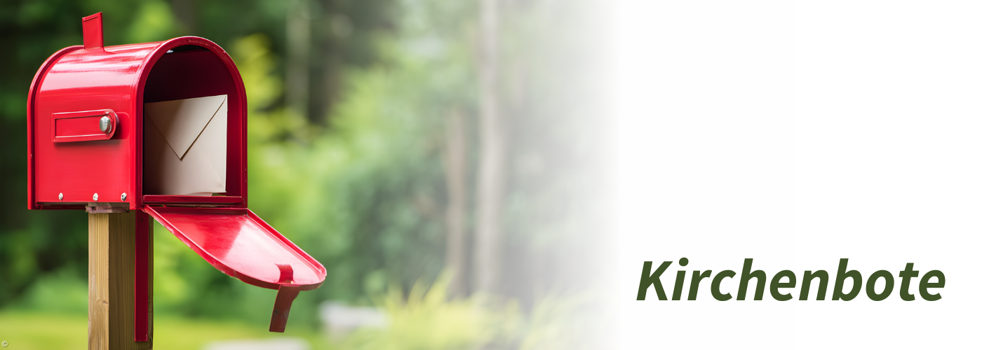 Roter, geöffneter Briefkasten 