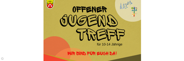 Flyer des Jugendtreffs